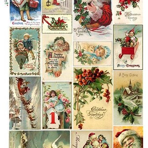 Christmas Blocks 0279 | Rice Decoupage Paper | Paper Designs image 3