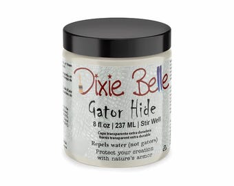 Gator Hide 8oz | Water-repellent Sealer | toughest Top Coat | Dixie Belle Paint Company | 8oz
