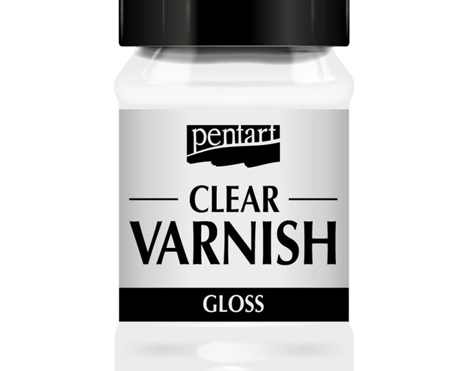 Clear Varnish Gloss Pentart Solvent Based 100ml Etsy