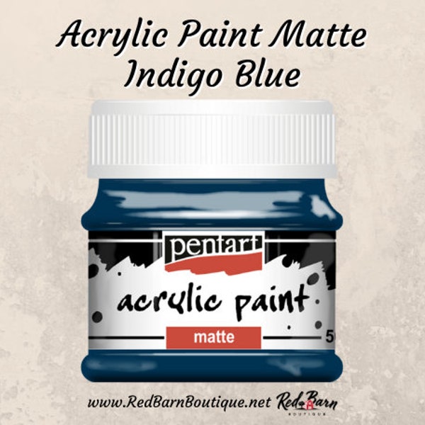 Indigo Blue | Acrylic Paint | Matte | Mixed Media | Pentart | 50ml
