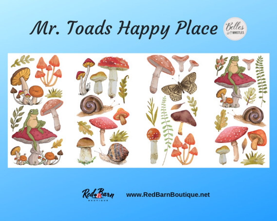 Mr. Toad's Happy Place Rub on Transfers Dixie Belle Belles and Whistles ...