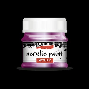 Light Purple | Acrylic Metallic Paint | Mixed Media | Pentart | 50ml