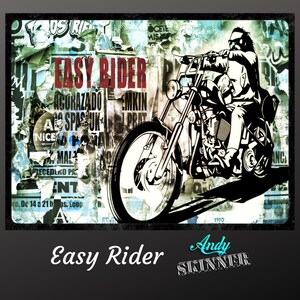 Easy Rider | Andy Skinner | Rice Paper Decoupage | A2 & A1