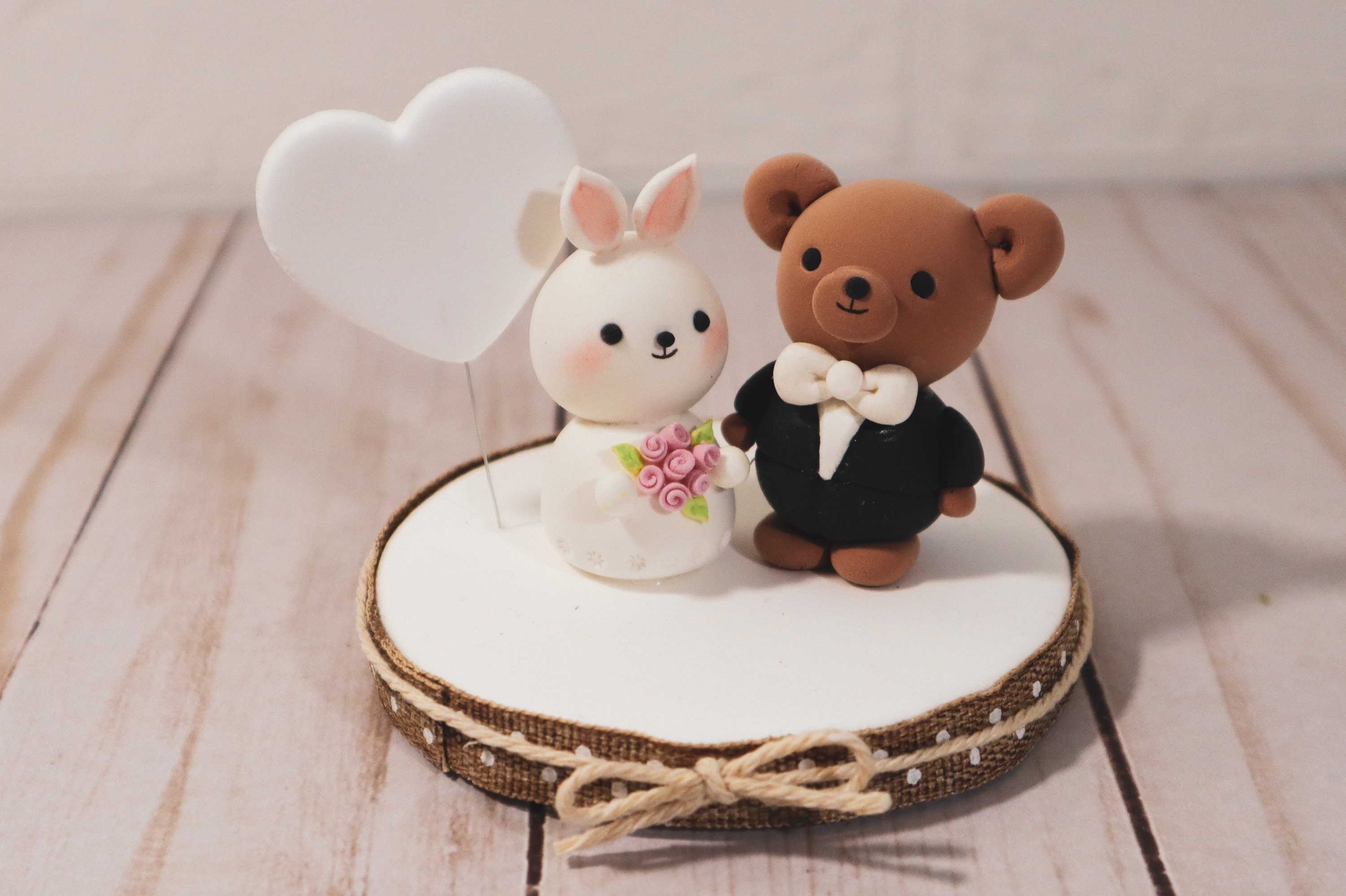 Wedding Toppers Rabbit Bunny Wedding Cake Topper Coniglio Di Coniglietto Wedding Cake