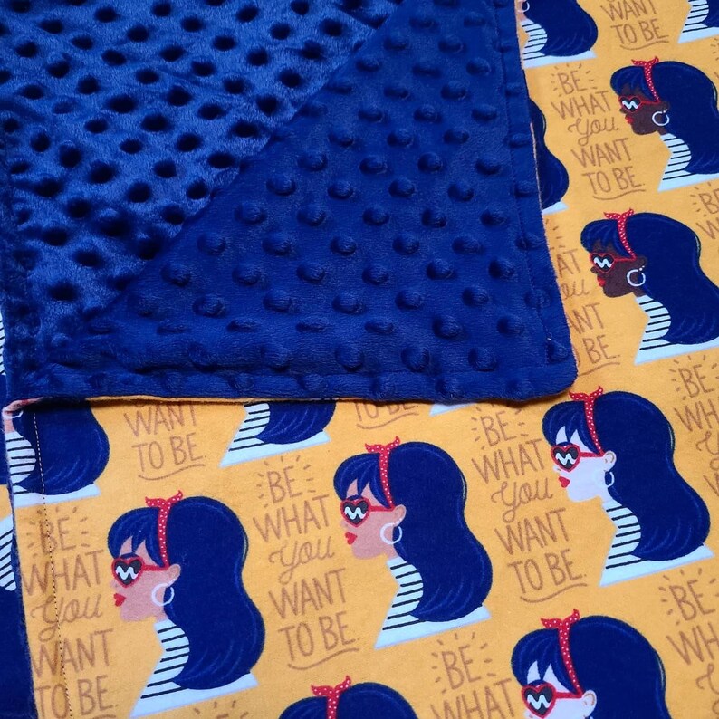 Flannel blanket Child throw blanket Minky blanket Minky blanket Be what you want to be blanket!blanket Blanket gift. Baby Blanket