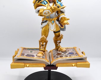 Custom World Of Warcraft Figure on MOUNTED | character on request