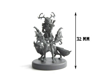 Figurine personnalisée D&D World Of Warcraft miniature | personnage sur demande