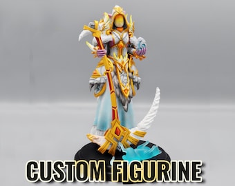 Figurine personnalisée World Of Warcraft | SUR MESURE | High poly | Figurine wow 3D