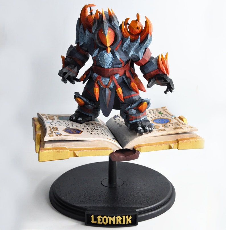 Figurine personnalisée World Of Warcraft sur MONTURE personnage sur demande image 2