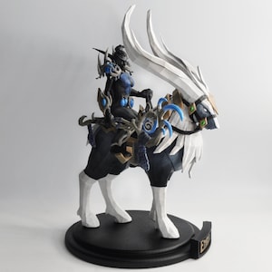 Figurine personnalisée World Of Warcraft sur MONTURE personnage sur demande image 4