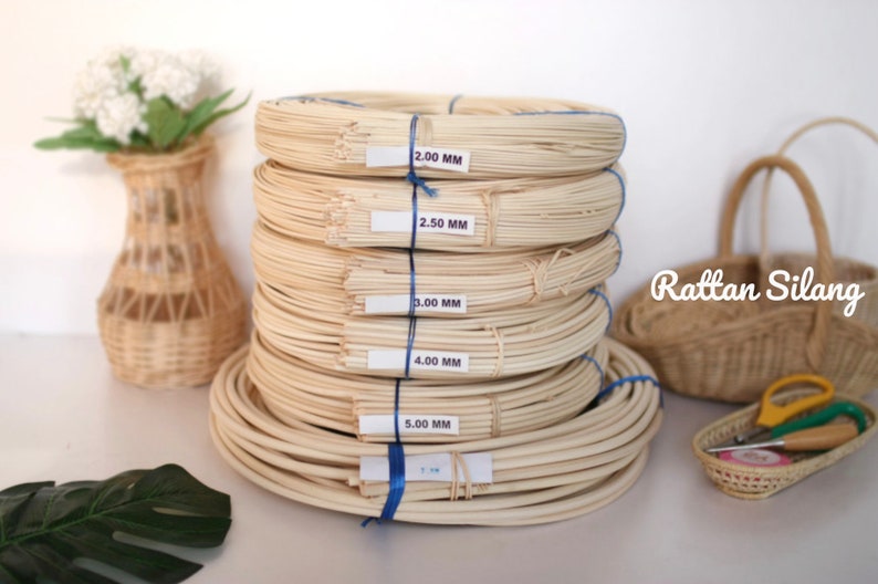 500g Premium Rattan Reeds 2mm 3mm 4mm 5mm 7mm / DIY / Rattan Etsy