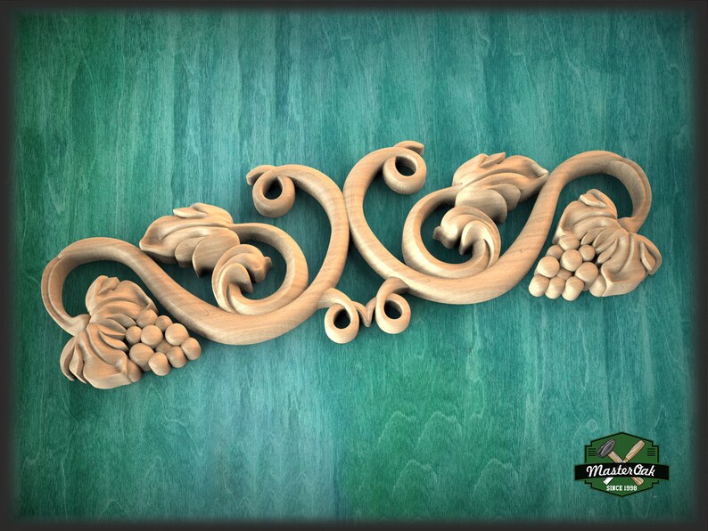 Carved Wood Applique for Fireplace Mantel Etsy