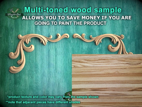 20 Applicci Decorative In Legno Intagliato A Forma Di Fiore – 6,1 Cm, Non Verniciate, Per Mobili, Cornici E Fai Da Te