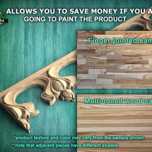 Gothic Wooden Molding – Statement Carved Trim for Cabinets and Vintage Home Decor image 12