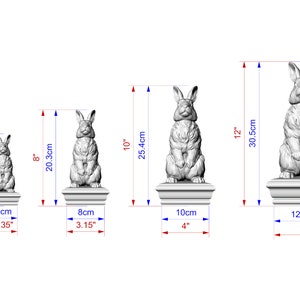 Rabbit Wooden Finial for Staircase Newel Post, Rabbit Finial Bed Post ...