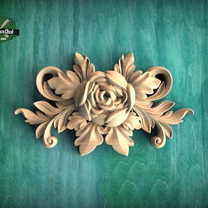 Oval Crest with Scrolls and Shell Fan – Baroque Accent Element