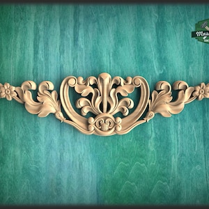 Wooden Applique for Furniture Wholesale Supplier, Wood Onlay, 1pc, Home Wall Embellishments, Furniture Carving, Wood Onlay