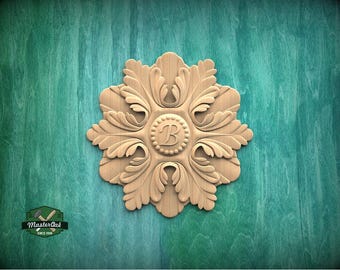Personalized Crowned Petal Insignia — Baroque Bloom Rosette