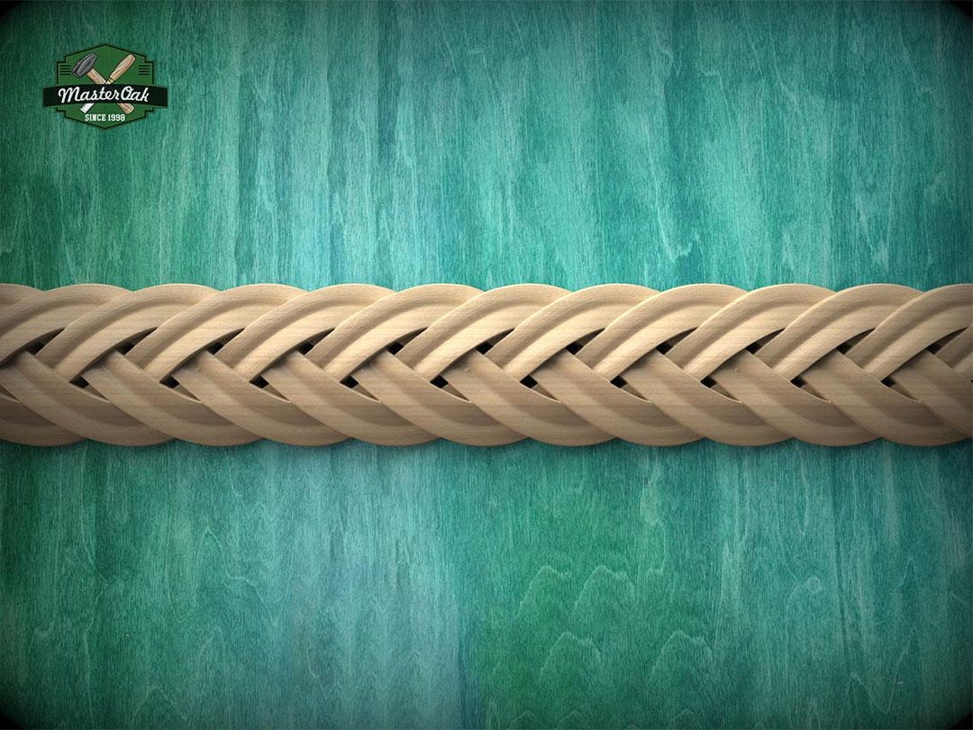 Celtic Braid Wood Molding – Interlaced Trim - Etsy
