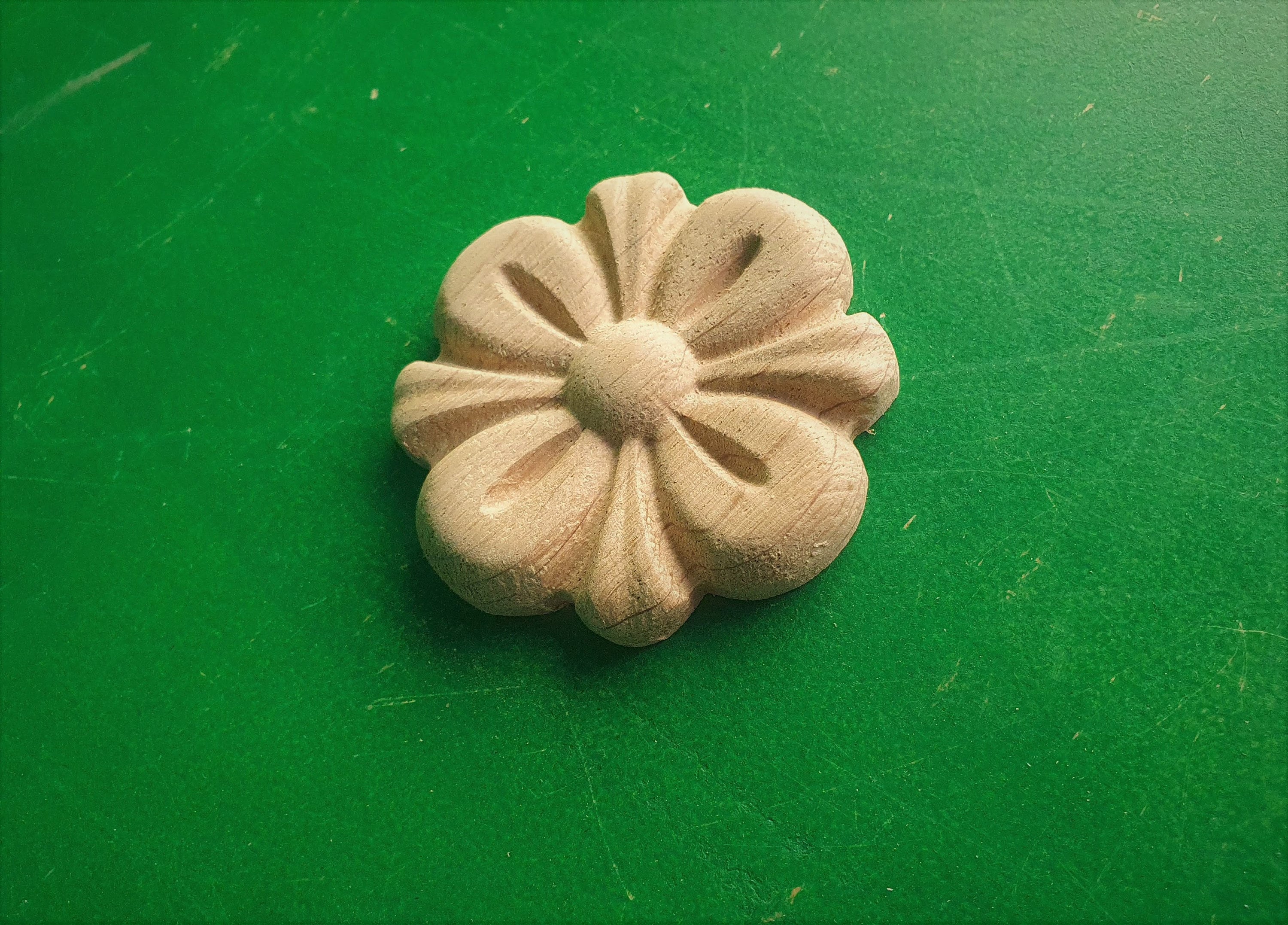 Blumen Dekor aus Holz Unbemalt 6 Stück Home Wall | Etsy