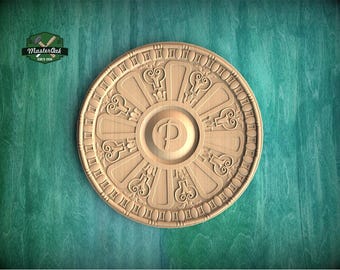 Personalized Solaris Monogram Disc — Imperial Compass Medallion