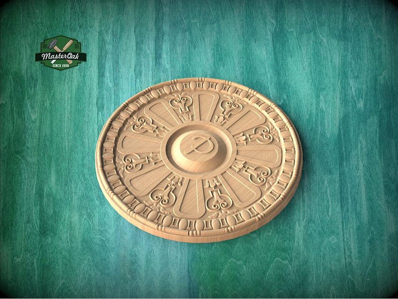 Monogram Dis Personalized Solaris Monogram Disc — Imperial Compass Medallion - Etsy UK