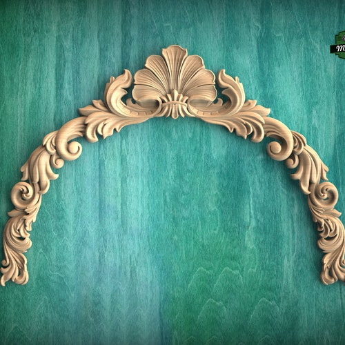 Wood Arch Wall Decor Hardwood Onlay 1pc Home Wall Etsy