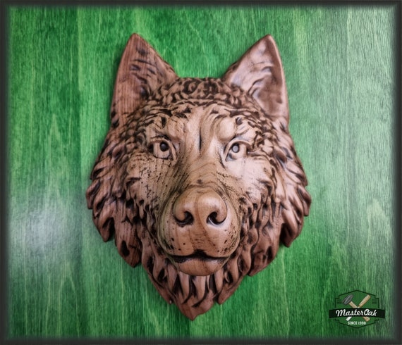 Comprar Adorno de pared de árbol, lobo, ardilla, exquisito colgante  artístico de árbol de madera hueca para decorar