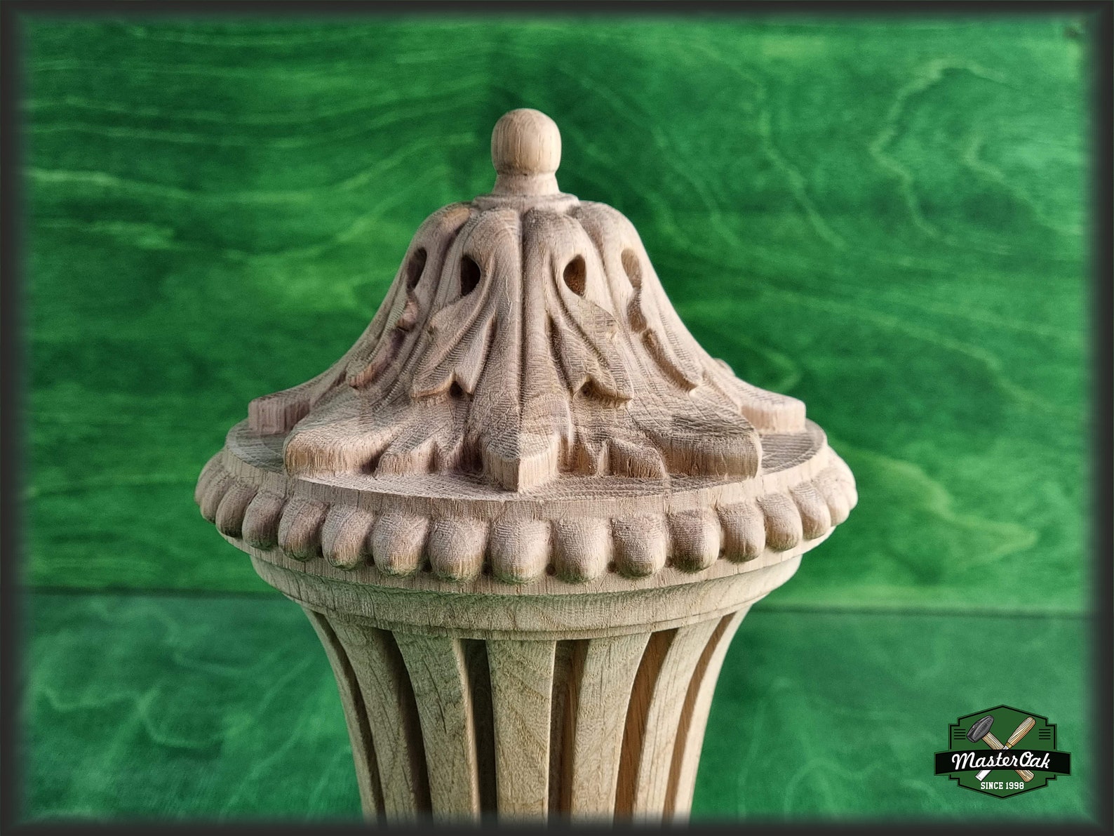 Carved Newel Post Caps Ornate Decorative Newel Post Wooden Etsy