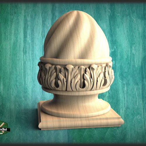 Square Post Finials Square Staircase Newel Post Cap Square Etsy