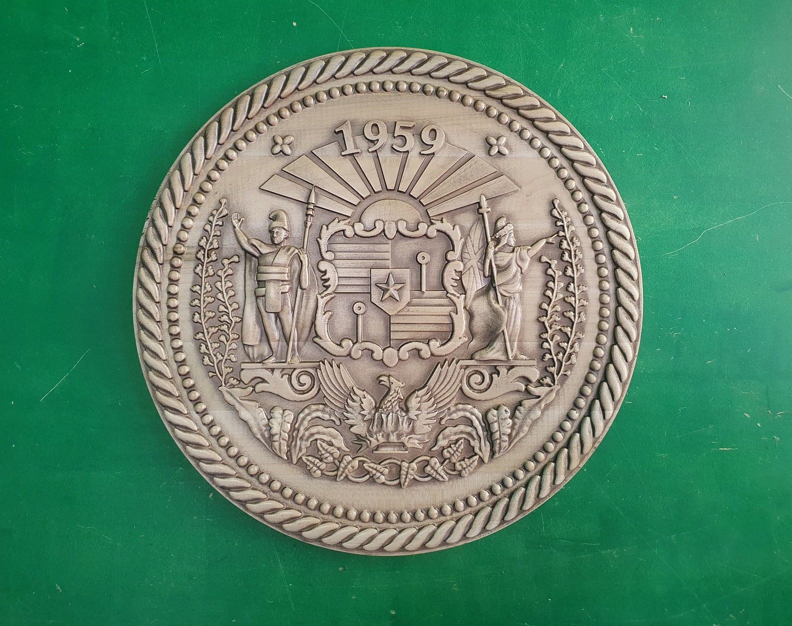 The Great Seal of the State of Hawaii Simple Version Wall Etsy