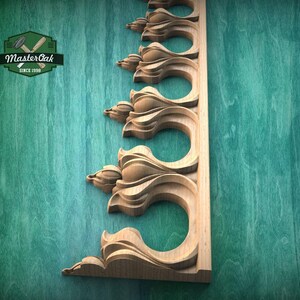 Gothic Wooden Molding – Statement Carved Trim for Cabinets and Vintage Home Decor image 10