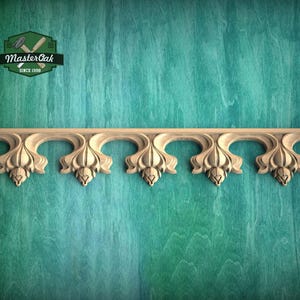 Gothic Wooden Molding – Statement Carved Trim for Cabinets and Vintage Home Decor image 6