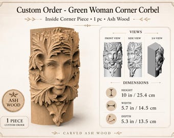 Custom Order - Grüne Frau Ecke Corbel