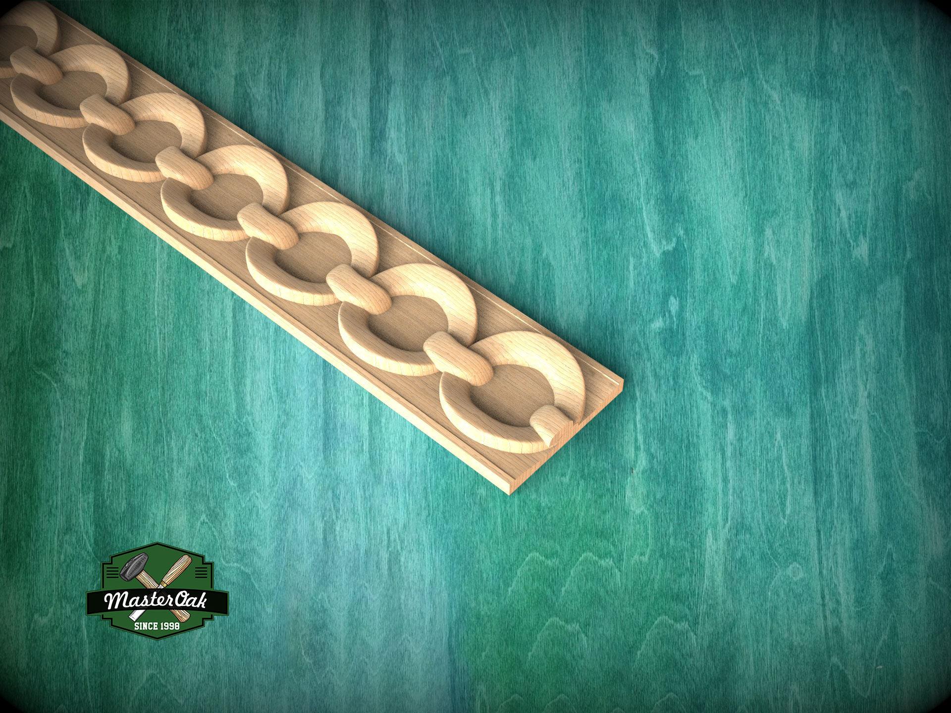 Molded Chain Continuous Ring Chain Moulding - Modern and Traditional Decor , 40 ...