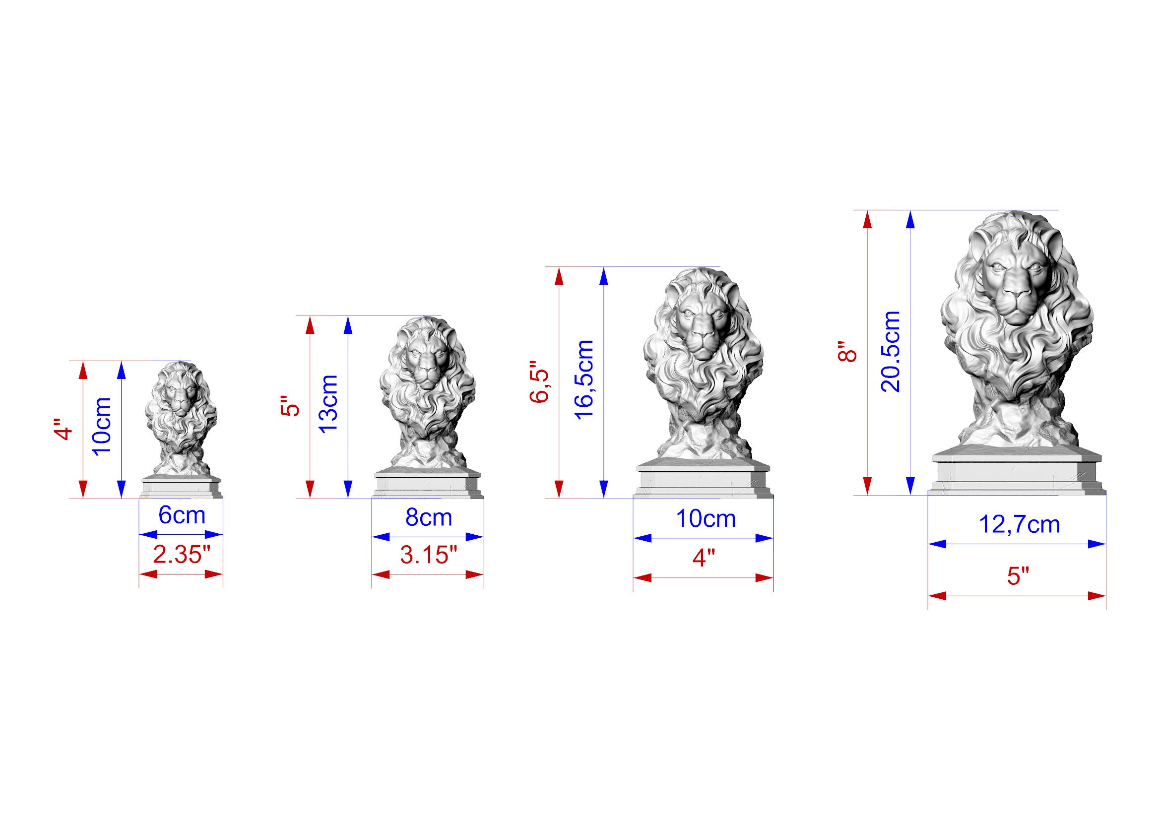 Lion Wooden Statue Lion Statue for Staircase Newel Post Lion Etsy