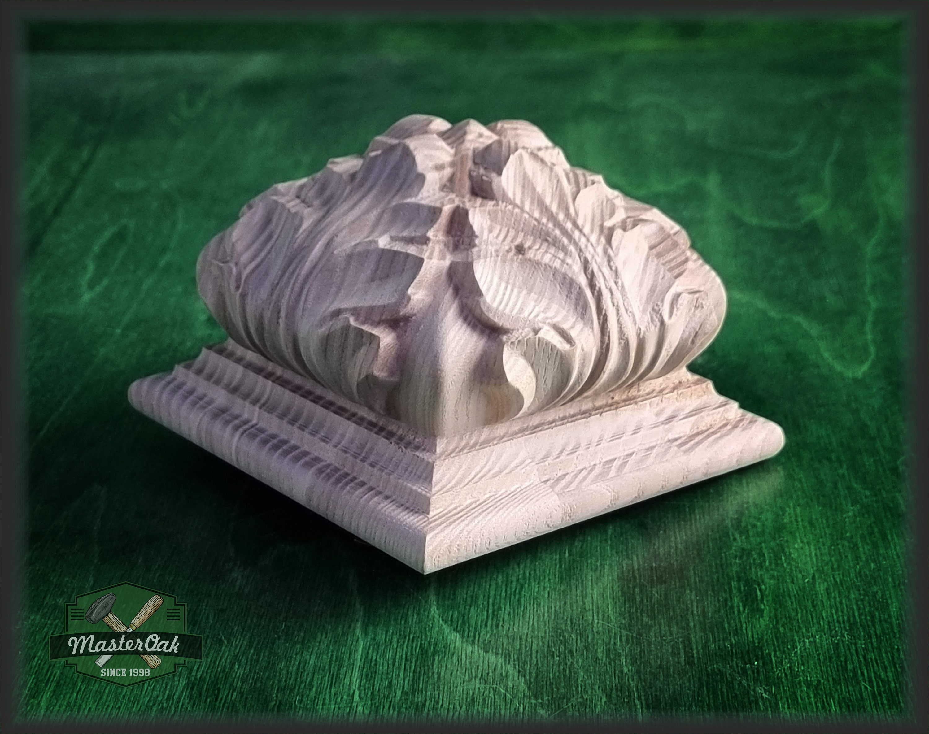 Square Post Finials , Square Staircase Newel Post Cap, Square bed cap