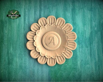Personalized Petaline Crest Bloom — Aster Charm Emblem