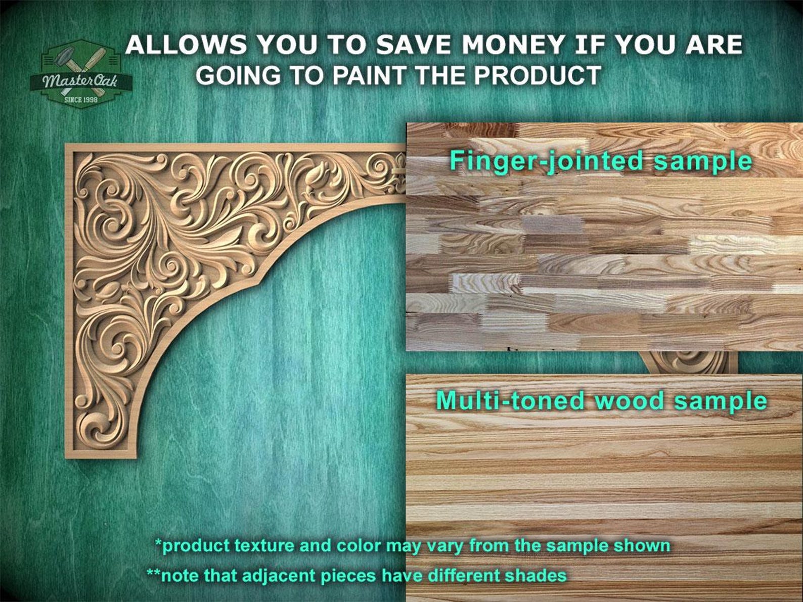 Antique Style Arched Hardwood Wood Trim, 1pc, Home Wall Decoration ...
