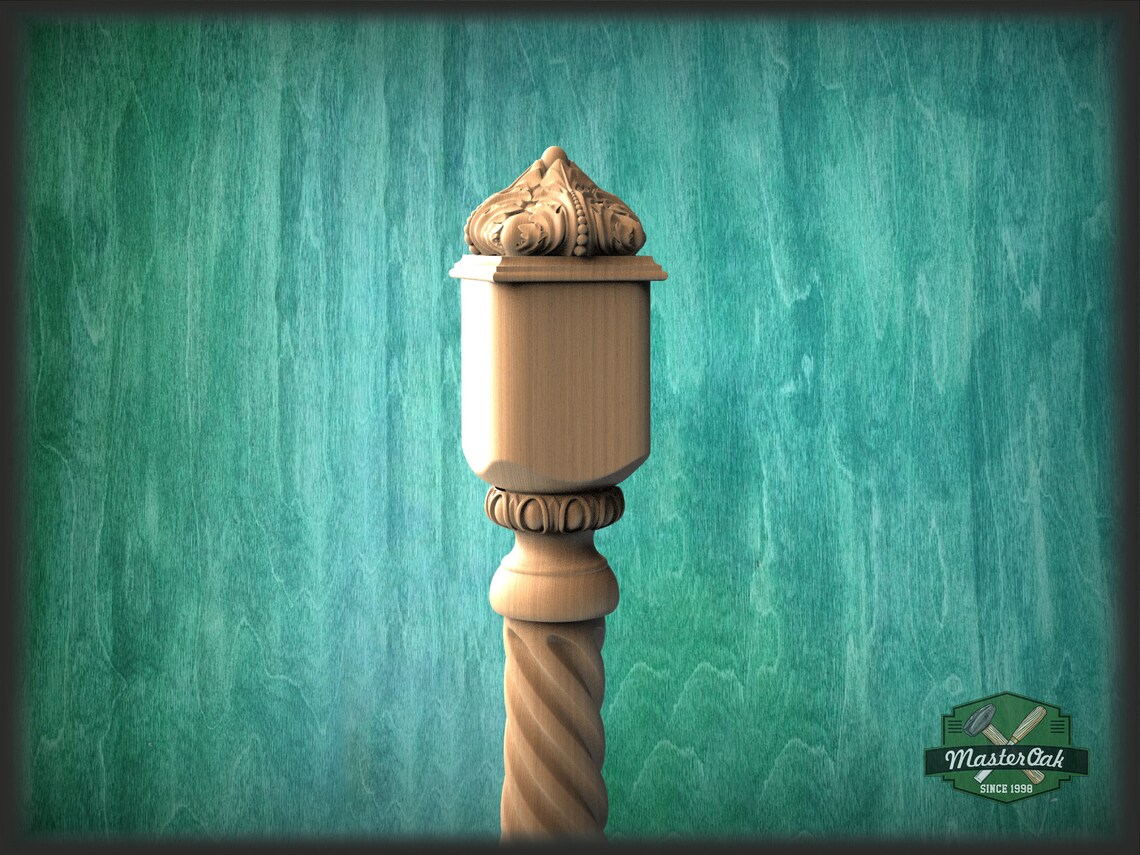 Square Post Cap Square Staircase Newel Post Cap Square Bed Etsy