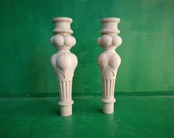 Baroque style Legs, Set 2pc, classic style legs