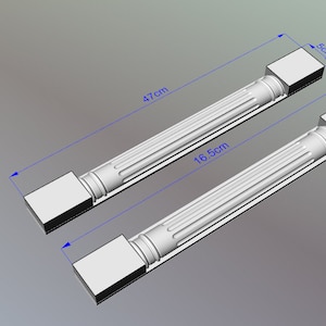 Custom order Handcrafted wooden Classic style fluted pilaster