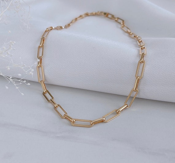 Rectangle Link Necklace – Jennifer Miller Jewelry