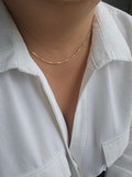 18k GF Gold Minimalist Chain Necklace, Tiny Gold Chain Necklace, Choker Gold Necklace, Nurse Gift, Mothers Day Necklace, Delicate gold Chain