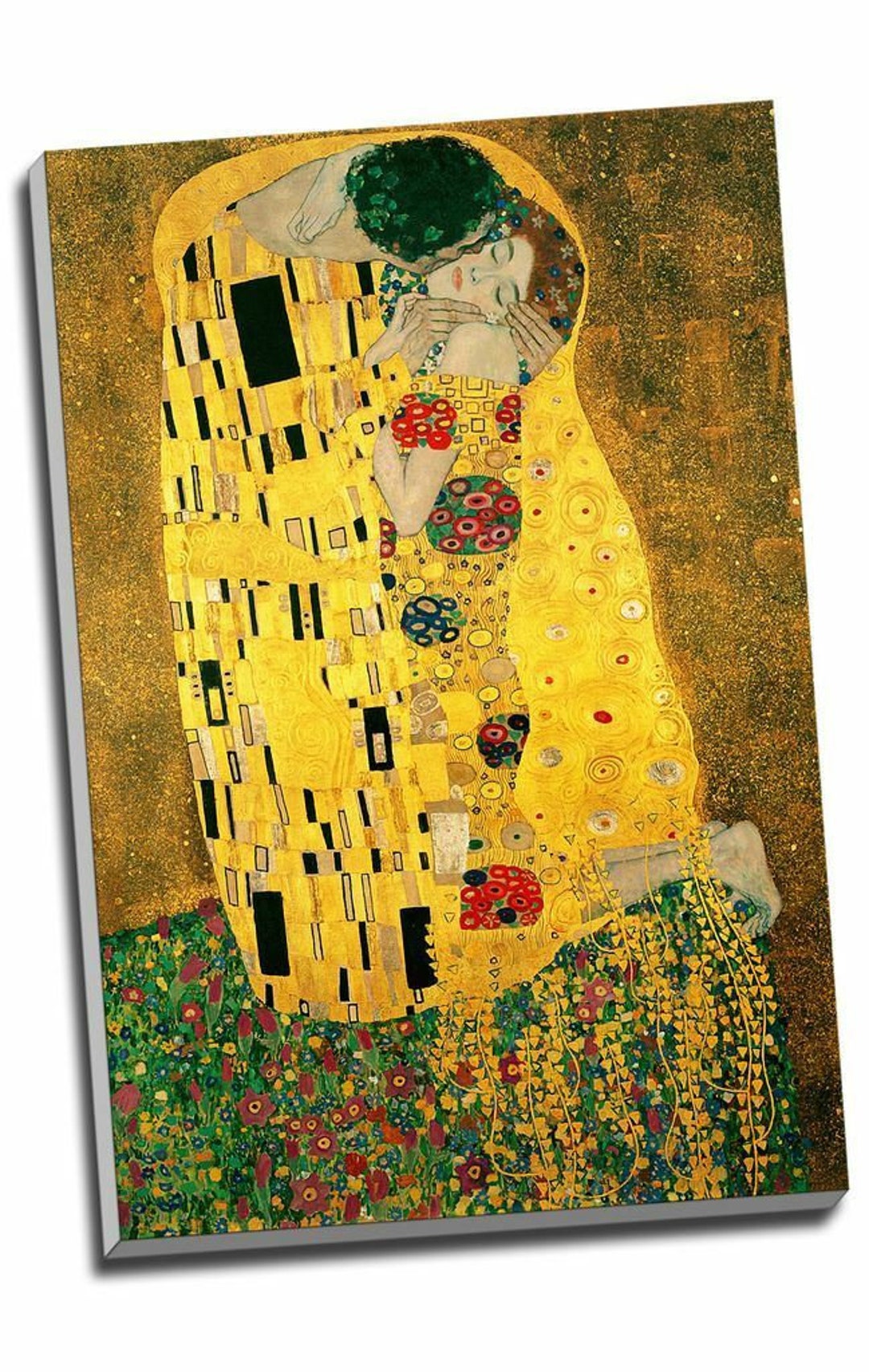 Canvas Gustav Klimt Kiss Canvas Print Wall Art 30x20 A1 - Etsy UK