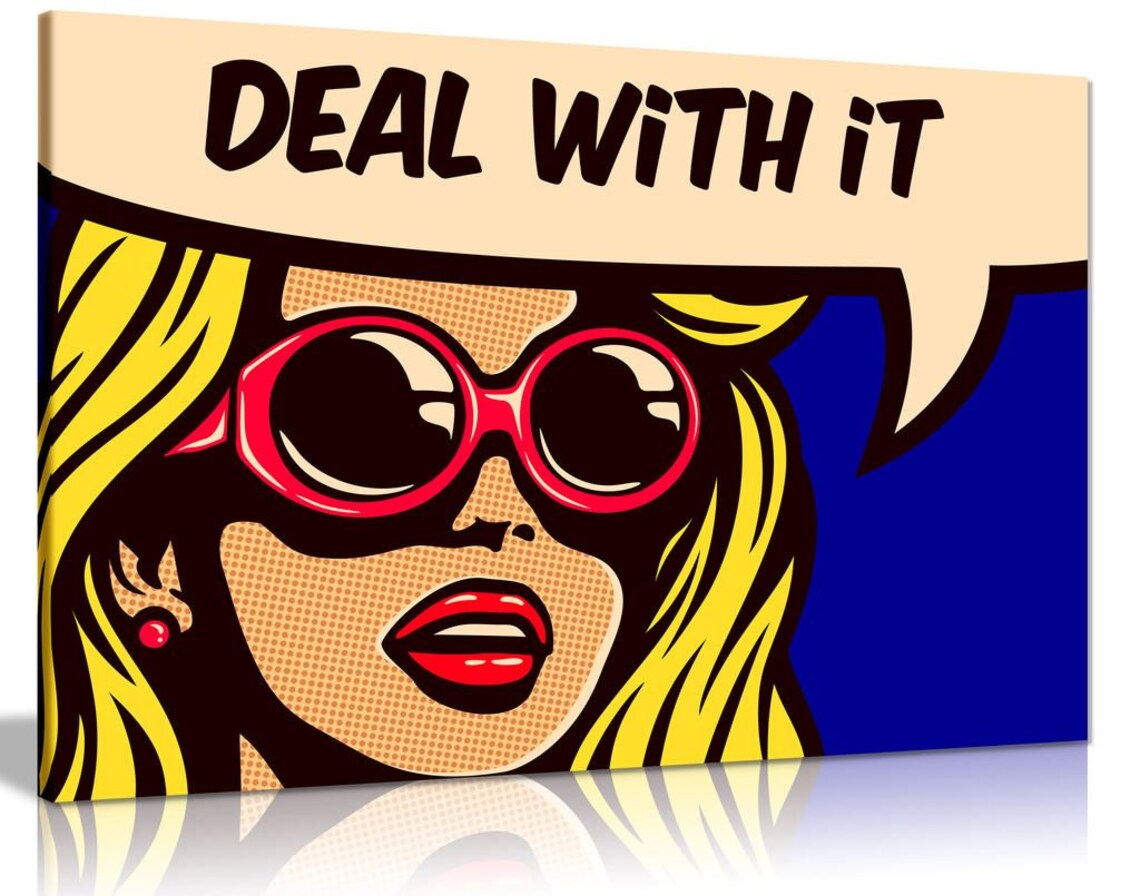 Modern Pop Art Canvas Wall Art Picture Print Etsy UK