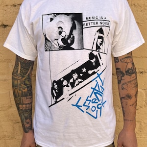 Essential Logic Camisa de banda de 2 cores X-Ray Spex Raincoats Liliput The Slits meninas no nosso melhor Siouxsie and the Banshees post punk The Fall
