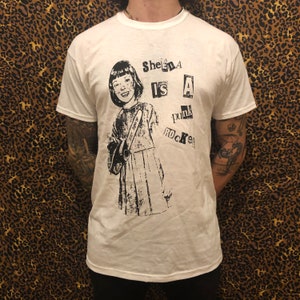 Rare Ramones &quot;Sheena is a Punk Rocker&quot; fan club shirt New York punk punk rock 70&#39;s punk Dead Boys Wayne County