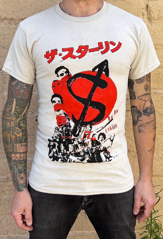 Rare Stalin Band Shirt Japanese Punk Hardcore Burst City