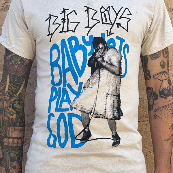 Big Boys band shirt hardcore punk Bad Brains MDC Black Flag Dr. Know Limp Wrist Necros Minor Threat Negative Approach Poison Idea The Germs